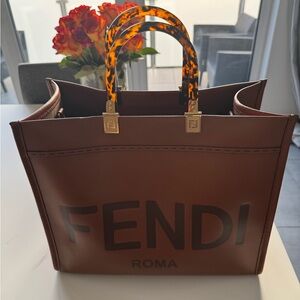 Fendi Brown Tote Bag